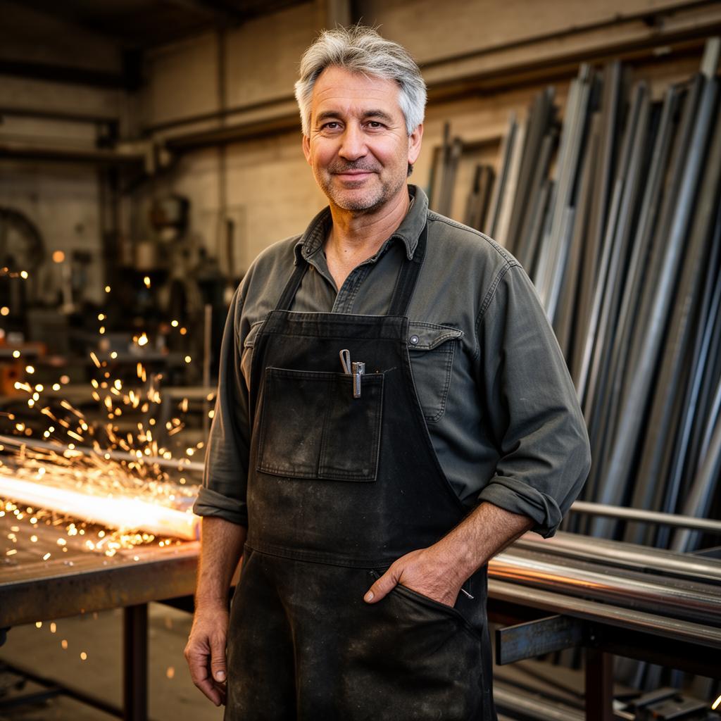 Stefan Brennecke, Inhaber von Metallbau Brennecke in Wetzlar